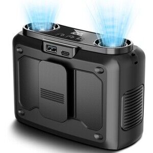 4-in-1 Portable Waist Personal Rechargeable Fan 20000mAh Powerful Dual-Motor